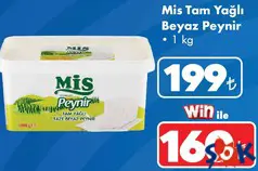MİS TAM YAĞLI BEYAZ PEYNİR 1 KG